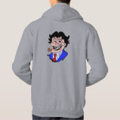 de heer persoonlijkheid hoodie (Achterkant)