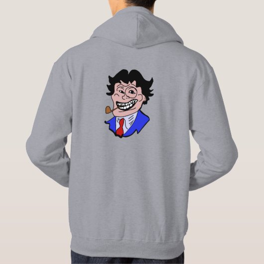 de heer persoonlijkheid hoodie (Achterkant)