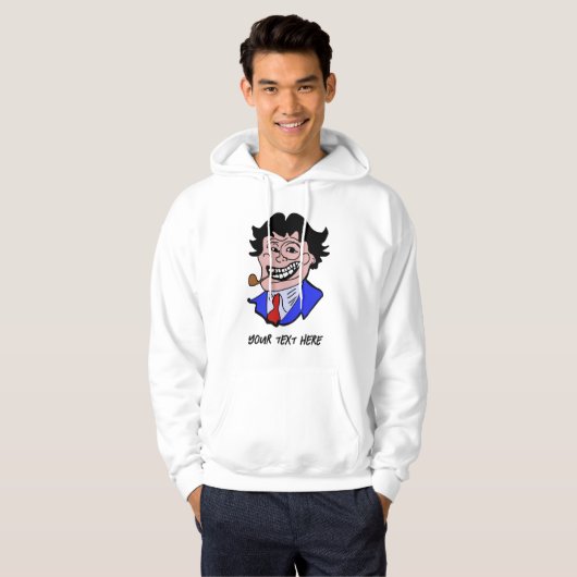 de heer persoonlijkheid hoodie (Voorkant volledig)