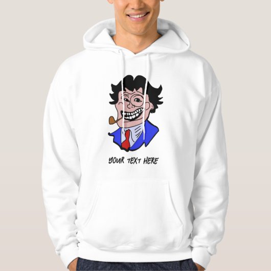 de heer persoonlijkheid hoodie (Voorkant)