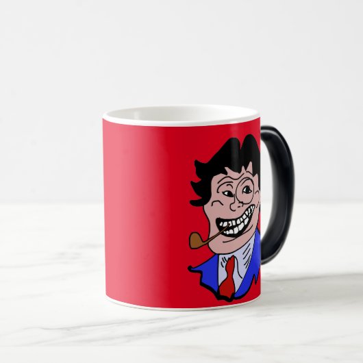 de heer persoonlijkheid magische mok (Voorkant rechts)