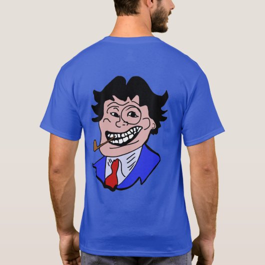 de heer persoonlijkheid t-shirt (Achterkant)