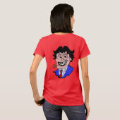 de heer persoonlijkheid t-shirt (Achterkant volledig)