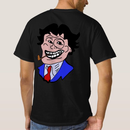 de heer persoonlijkheid t-shirt (Achterkant)