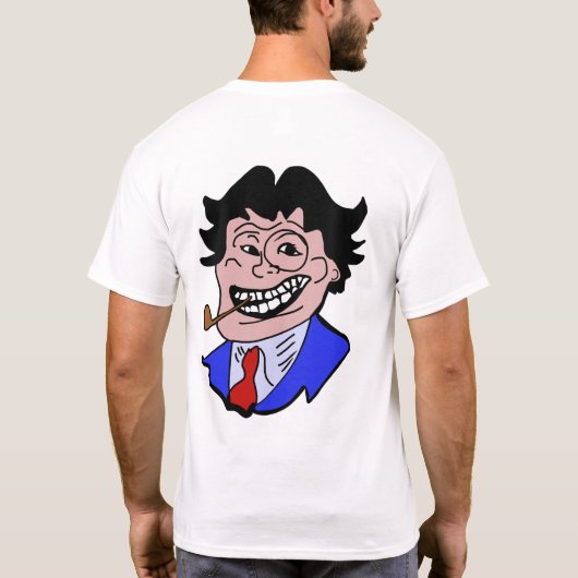 de heer persoonlijkheid t-shirt (Achterkant)