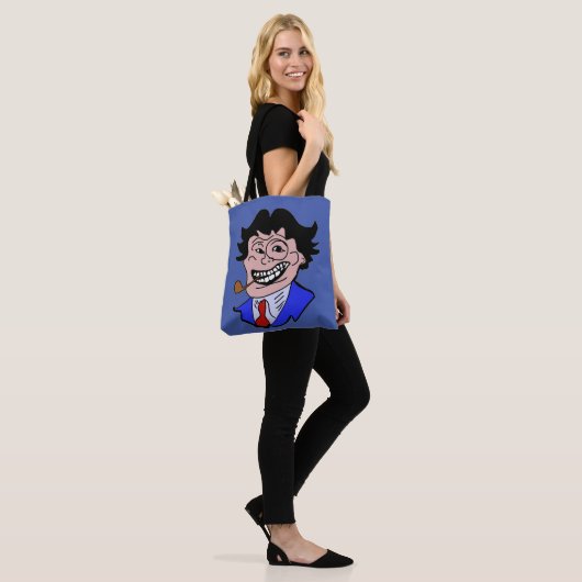 de heer persoonlijkheid tote bag (Op model)
