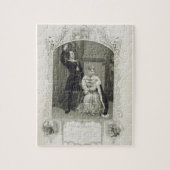 De heer Phelps als Hamlet en Miss Glyn als koningi Legpuzzel (Verticaal)