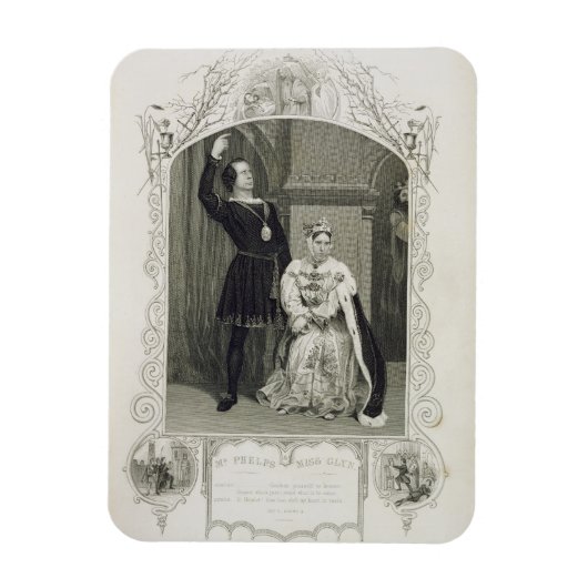 De heer Phelps als Hamlet en Miss Glyn als koningi Magneet (Verticaal)