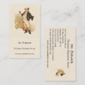 De heer Pickwick van Kyd, Dickens' The Pickwick Pa Visitekaartje (Voorkant / Achterkant)