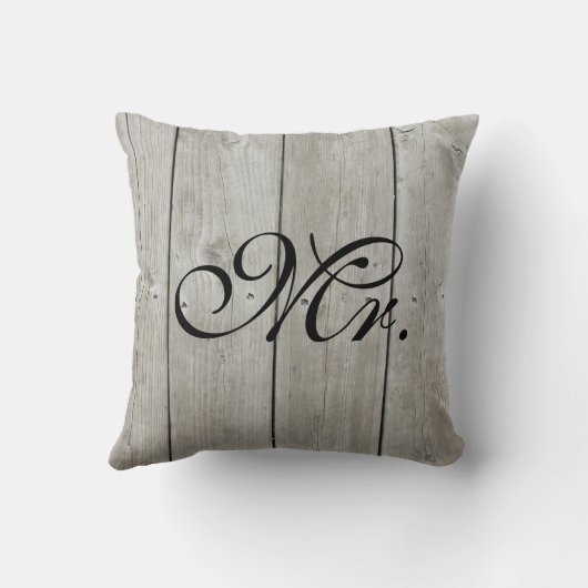 De heer Pillow op het bestuur van Barn Kussen (Achterkant)