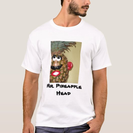 De heer Pineapple Head T-shirt (Voorkant)