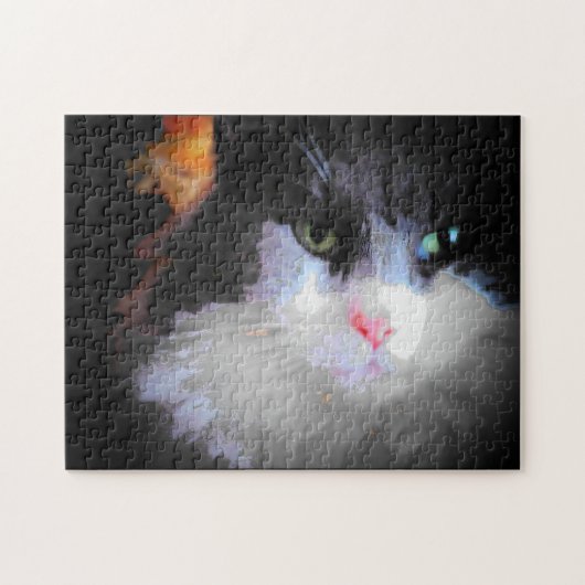 De heer Pink the Cat Legpuzzel (Horizontaal)