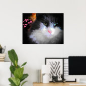 De heer Pink van djoneill Poster (Thuiskantoor)