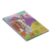 de heer Poppy leuke kleuren glimlachen Notitieboek (Rechterzijde)