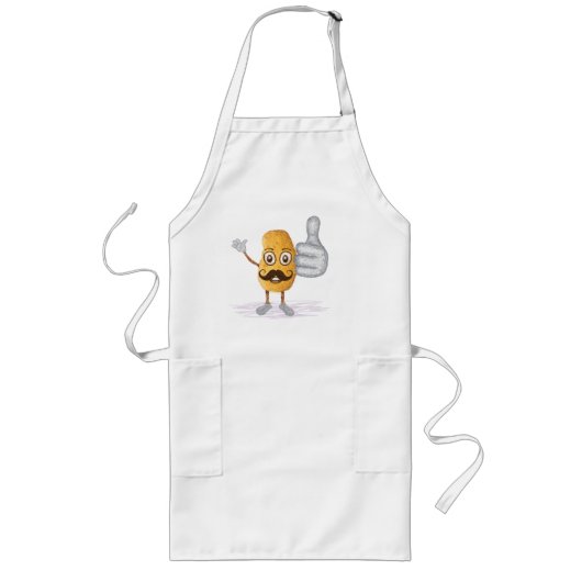 de heer Potato Apron Lang Schort (Voorkant)