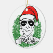 de heer President Keramisch Ornament