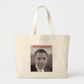 de heer President Obama Grote Tote Bag (Voorkant)