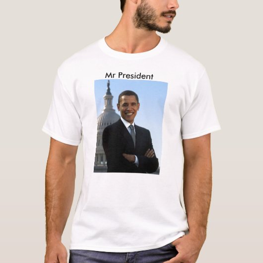 de heer President T-shirt (Voorkant)