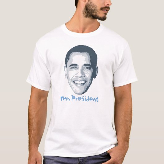 de heer President T-shirt (Voorkant)