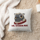 de heer Pug en de heer Other Pug Pillow Kussen (Deken)