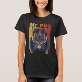 de heer Pug T-shirt (Voorkant)
