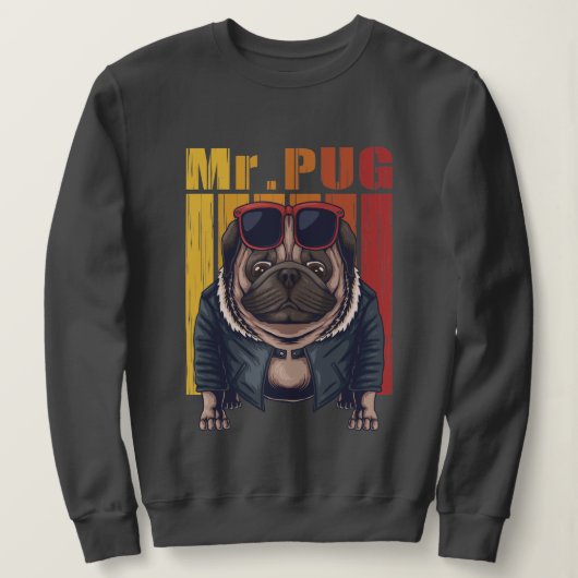 de heer Pug Trui (Design voorkant)