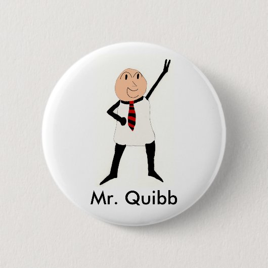 de heer Quibb Button (Voorkant)