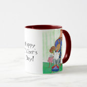 De heer Rabbit Vaderdag Mok (Voorkant rechts)