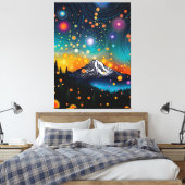 De heer Rainier Starry Sky Canvas Afdruk (Insitu (Slaapkamer))