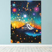 De heer Rainier Starry Sky Canvas Afdruk (Insitu (Houten vloer))