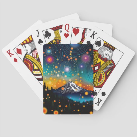 De heer Rainier Starry Sky Pokerkaarten (Achterkant)
