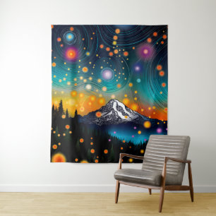 De heer Rainier Starry Sky Wandkleed