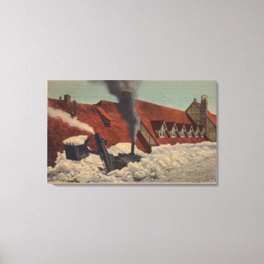 de heer Rainier , wa - paradijs in Canvas Afdruk (Voorkant)