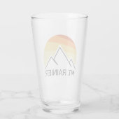 De heer Rainier Washington Retro Glas (Achterkant)