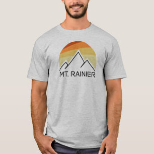 De heer Rainier Washington Retro T-shirt