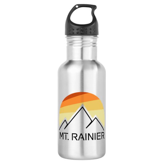 De heer Rainier Washington Retro Waterfles (Voorkant)