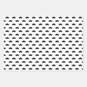 de heer Retro Mustache  Retro Inpakpapier Vel (Voorkant 3)