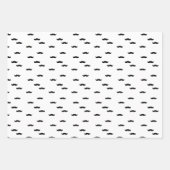 de heer Retro Mustache  Retro Inpakpapier Vel (Voorkant)