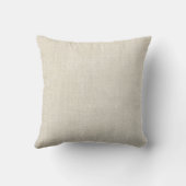 de heer Right Faux Linen canvas burlap Wedding Pil Kussen (Achterkant)