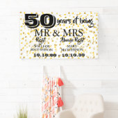 de heer Right Fun Golden 50th Jubileum Spandoek (Insitu)