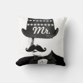 De heer  Roaring 20's bruiloften Kussen (Voorkant)