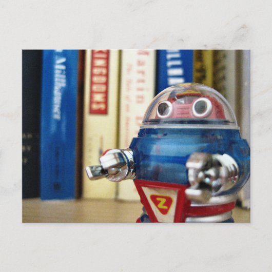 De heer Robot Briefkaart (Voorkant)