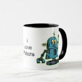 De heer Robot Personalized Mug Mok (Voorkant rechts)