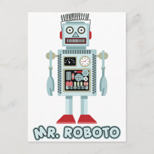 de heer Roboto Briefkaart