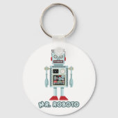 de heer Roboto Sleutelhanger (Voorkant)