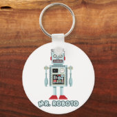 de heer Roboto Sleutelhanger (Voorkant)