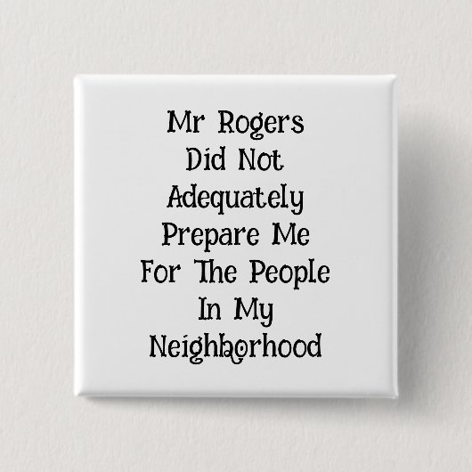 de heer Rogers Button (Voorkant)