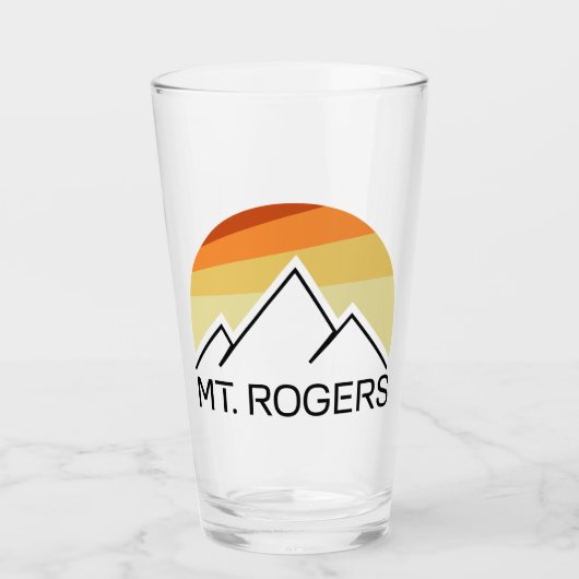 De heer Rogers Virginia Retro Glas (Voorkant)