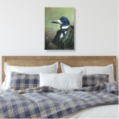 de heer Rook Wrapped Canvas Afdruk (Insitu (Slaapkamer))