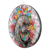 De heer Rooster Dartbord (Voorkant Rechts)